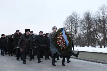 День снятия блокады Ленинграда. Пискаревское кладбище