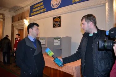 Наблюдатели от МПА СНГ на открытии избирательных участков в Бишкеке