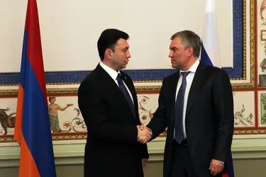 Встреча Эдуарда Шармазанова с Вячеславом Володиным