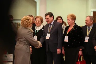 Голосование Председателя Совета МПА СНГ в Санкт-Петербурге