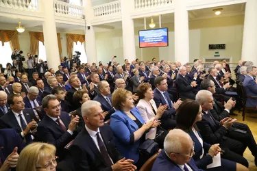 Встреча Владимира Путина с членами Совета законодателей