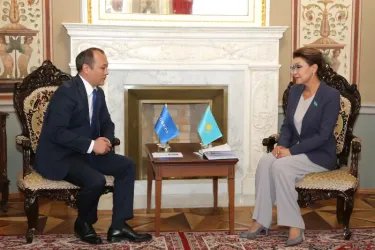 Встреча Дариги Назарбаевой с Алтынбеком Мамаюсуповым