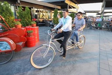 Молодые парламентарии приняли участие в экологическом велоквесте