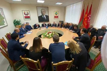 Посещение Центрального комитета Коммунистической партии Беларуси