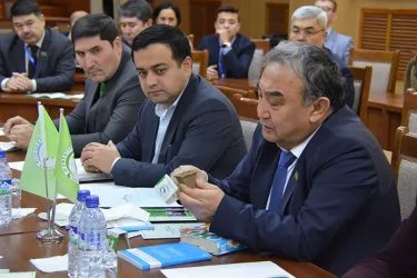 Встреча с председателем Экологической партии Узбекистана Борием Алихановым