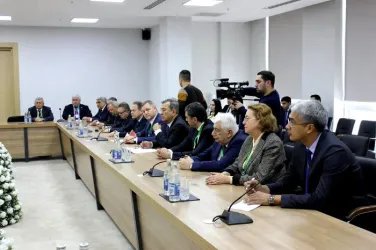 Мониторинговая группа МПА СНГ обсудила ситуацию с выборами в Милли Меджлис с представителями политических партий, 08.02.20