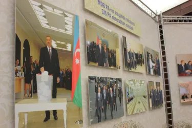В Баку показали фотоотчет о президентских выборах 2013 года