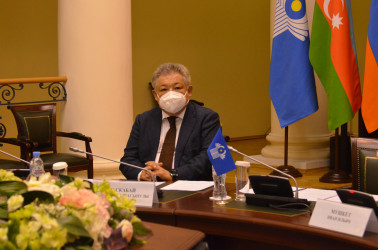 Международные наблюдатели от МПА СНГ встретились с представителями Сената Казахстана, 24.12.2020