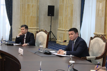 Встреча с исполняющим обязанности Президента Кыргызской Республики, 08.01.2021