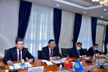 Встреча с министром иностранных дел Кыргызской Республики, 08.01.2021
