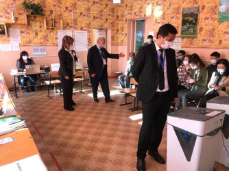 Парламентарии стран СНГ участвуют в мониторинге референдума в Кыргызстане. 11 апреля 2021