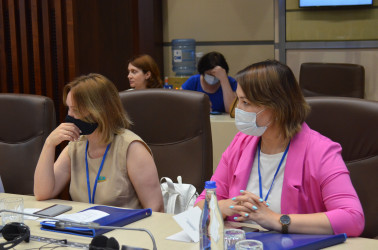 Зинаида Гречаный встретилась с Главой Миссии СНГ и группой наблюдателей от МПА СНГ 10.07.2021