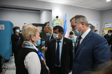 Наблюдатели от МПА СНГ присутствовали при открытии участков на выборах Президента Республики Узбекистан 