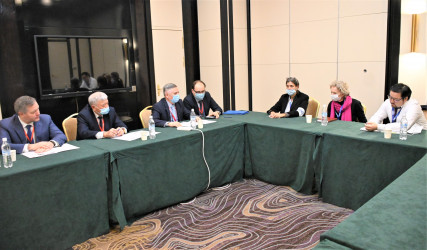 Встреча представителей МИссий СНГ и БДИПЧ ОБСЕ на парламентских выборах в Кыргызстане. 28 ноября 2021