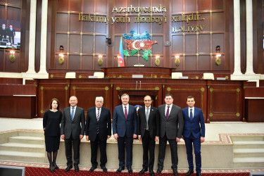 Делегация Секретариата Совета МПА СНГ посетила Милли Меджлис Азербайджанской Республики 