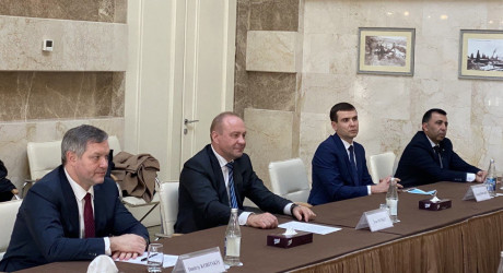Встреча с руководством Центральной избирательной комиссии Азербайджанской Республики