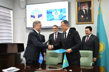 Подписание соглашения с Казахским национальным университетом. 25 марта 2022