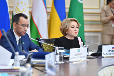 Заседание Совета МПА СНГ. Алматы. 29 марта 2022