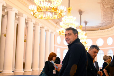 Делегация Ереванского государственного русского драматического театра посетила Таврический дворец