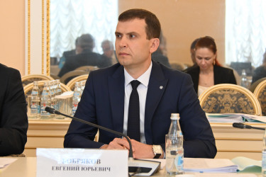 Начальник финансово-экономического управления Секретариата Совета МПА СНГ Евгений Бобряков.