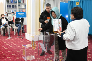 Открытие участков на выборах Президента Республики Казахстан. Астана. 20 ноября 2022