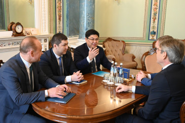 Дмитрий Кобицкий провел встречу с Генеральным консулом Республики Казахстан Бауыржаном Досманбетовым