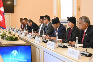 В штаб-квартире МПА СНГ прошла встреча с парламентской делегацией Непала