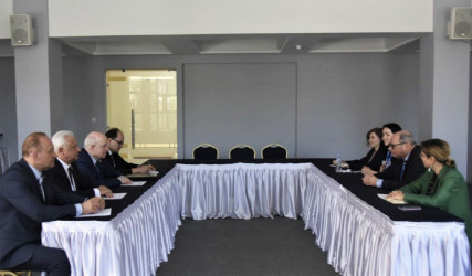 Встреча Миссии наблюдателей от СНГ с Миссией БДИПЧ ОБСЕ на конституционном референдуме. 28 апреля 2023
