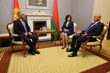 Нурланбек Шакиев встретился с руководством белорусского парламента 
