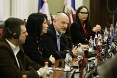 Наблюдатели от МПА СНГ встретились с парламентариями Сербии. 15 декабря 2023