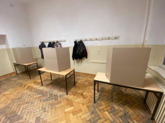 Наблюдатели от МПА СНГ работают на избирательных участках в Сербии. 17 декабря 2023