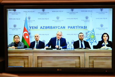 Встречу с представителями партии «Новый Азербайджан» провели международные наблюдатели от МПА СНГ