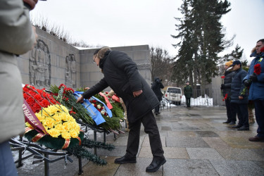 Торжественно-траурная церемония на Пискаревском мемориале. 27 января 2024