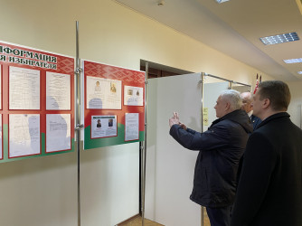 Наблюдение досрочного голосования на парламентских выборах в Бресте. 21 февраля 2024