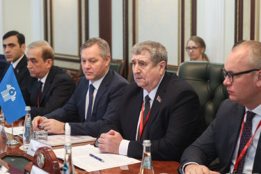 Наблюдатели от МПА СНГ встретились с руководством Совета Федерации Федерального Собрания России 