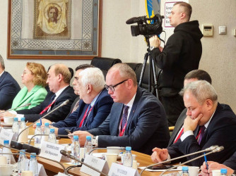Кандидаты на пост Президента России поделились с наблюдателями от МПА СНГ информацией и мнениями о ходе выборов