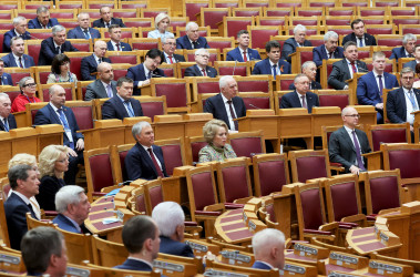 Встреча Владимира Путина с членами Совета законодателей. 26 апреля 2024