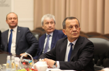 Встреча представителей ЦИК Узбекистана и Казахстана в горизбиркоме Санкт-Петербурга. 22 мая 2024