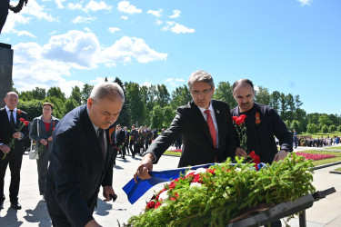Торжественно-траурная церемония на Пискаревском мемориале. 22 июня 2024