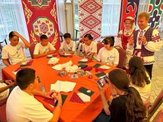 Участников форума «Дети Содружества» познакомили с традициями и обычаями Беларуси