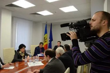 Встреча с руководителем делегации Парламента Республики Молдова в МПА СНГ