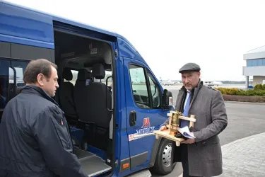 Частица Вечного огня из Минска  доставлена в Санкт-Петербург