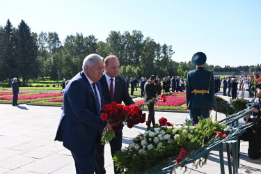 Торжественно-траурная церемония на Пискаревском мемориале. 8 сентября 2024