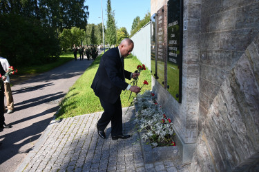 Торжественно-траурная церемония на Пискаревском мемориале. 8 сентября 2024