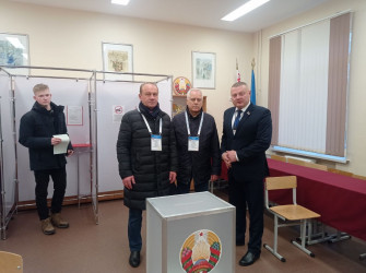 Наблюдатели от МПА СНГ продолжают мониторинг досрочного голосования в Беларуси