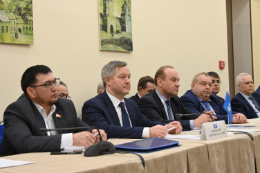 Встреча наблюдателей от МПА СНГ с Юрием Сенько