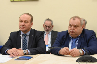 Встреча наблюдателей от МПА СНГ с Юрием Сенько