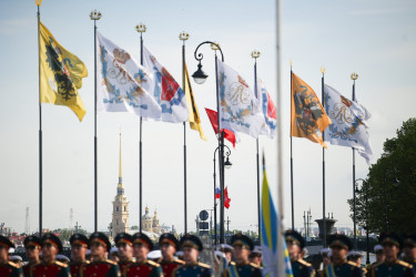 Возложение цветов в День Санкт-Петербурга. 27 мая 2025