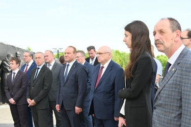 Возложение цветов на мемориале в Гатчине. 29 мая 2025