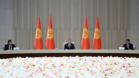 Встреча Президента Кыргызской Республики Садыра Жапарова с руководителями международных наблюдательных миссий